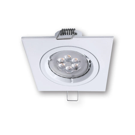 Mega LED - Tinos Downlight Fixture - Aluminum Alloy, For MR16/GU10 LED Bulbs, White Finish (TINOS-W) — Quality Boat Parts