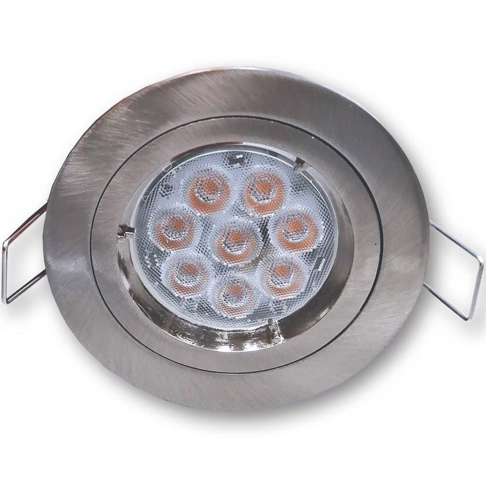Mega LED - Syros Downlight Fixture - Aluminum Alloy, For MR16 or GU10 Bulbs — Quality Boat Parts