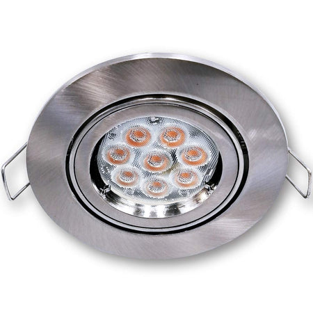 Mega LED - Skyros Downlight Fixture - Aluminum Alloy, For MR16 or GU10 Bulbs — Quality Boat Parts