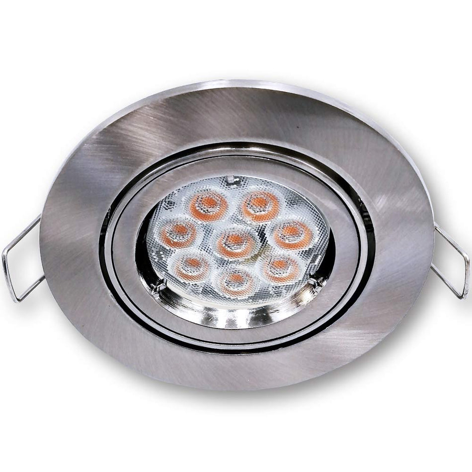 Mega LED - Skyros Downlight Fixture - Aluminum Alloy, For MR16 or GU10 Bulbs — Quality Boat Parts
