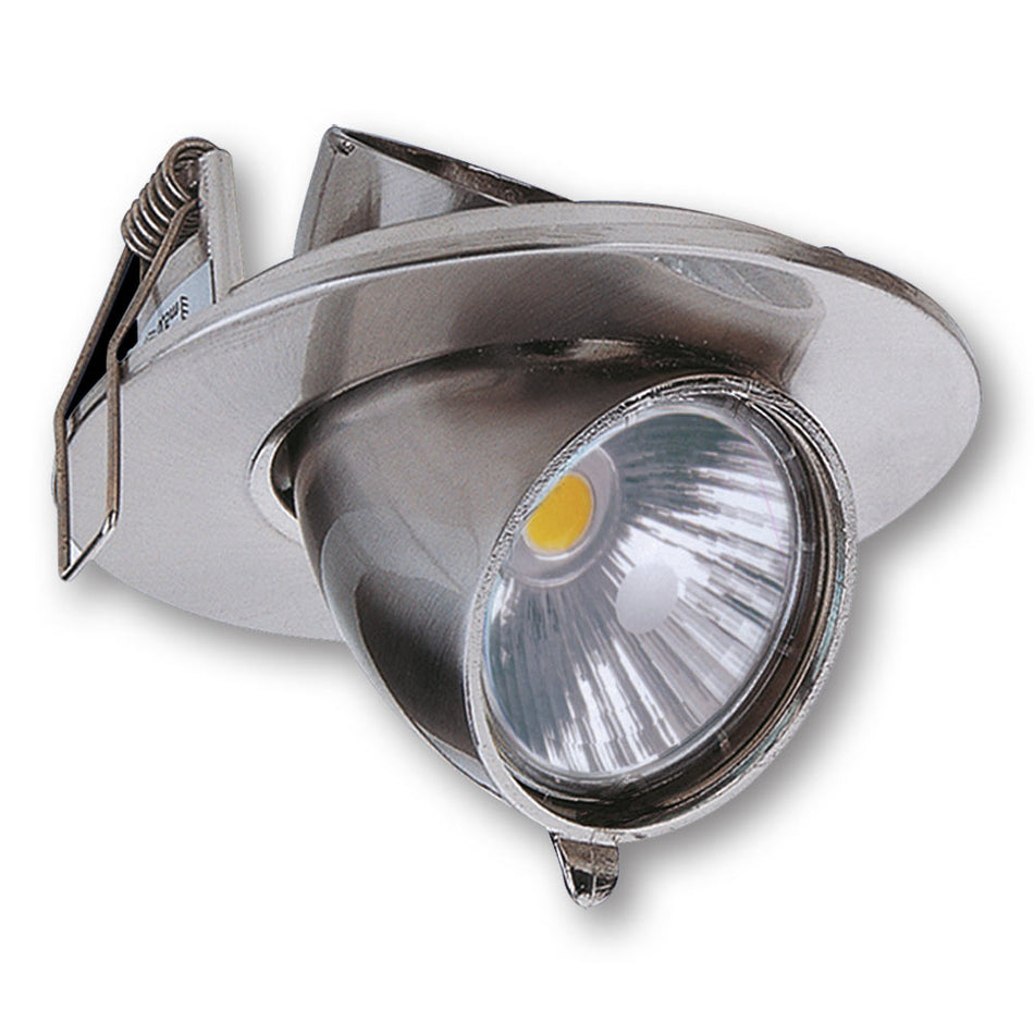 Mega LED - Downlight Fixture - Aluminum Alloy, Tilt 90° & Swivel 360, For MR16 LED Bulbs (SANTORINI) — Quality Boat Parts