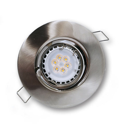 Mega LED - Downlight Fixture - Aluminum Alloy, Tilt 90° & Swivel 360, For MR16 LED Bulbs (SANTORINI) — Quality Boat Parts