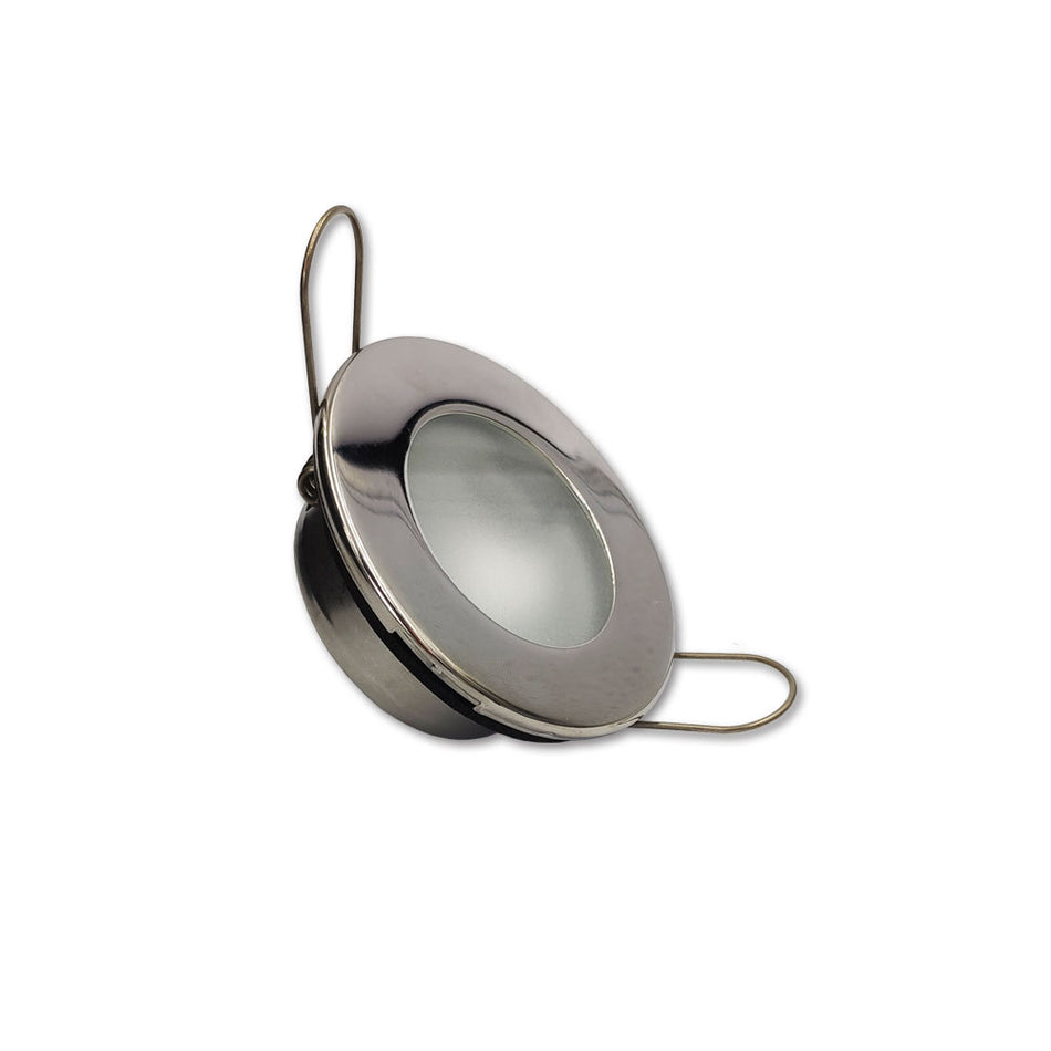 Mega LED - Chios HF Downlight Fixture - Stainless Steel 316, For G4 Bulb — Quality Boat Parts