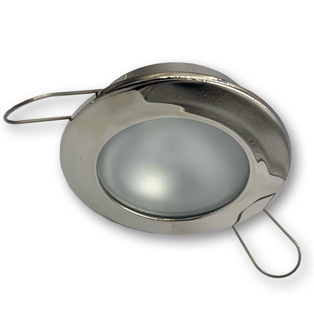 Mega LED - Lakka Downlight Fixture - Frosted Glass, For G4 Bulbs — Quality Boat Parts
