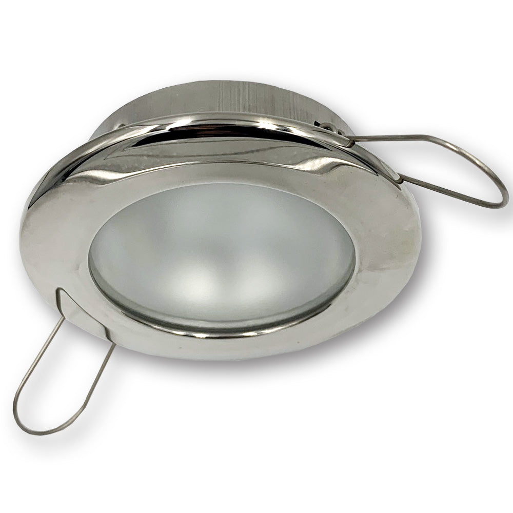 Mega LED - Lakka Downlight Fixture - Frosted Glass, For G4 Bulbs — Quality Boat Parts