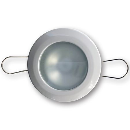 Mega LED - Lakka Downlight Fixture - Frosted Glass, For G4 Bulbs — Quality Boat Parts