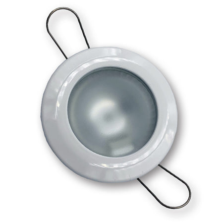 Mega LED - Lakka Downlight Fixture - Frosted Glass, For G4 Bulbs — Quality Boat Parts