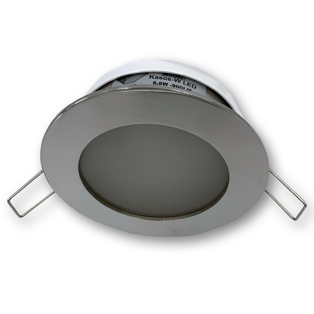 Mega LED - Kasos LED Downlight - 900 Lumens, 10-30V DC, 6.8W LED, Warm White (KASOS-LED) — Quality Boat Parts