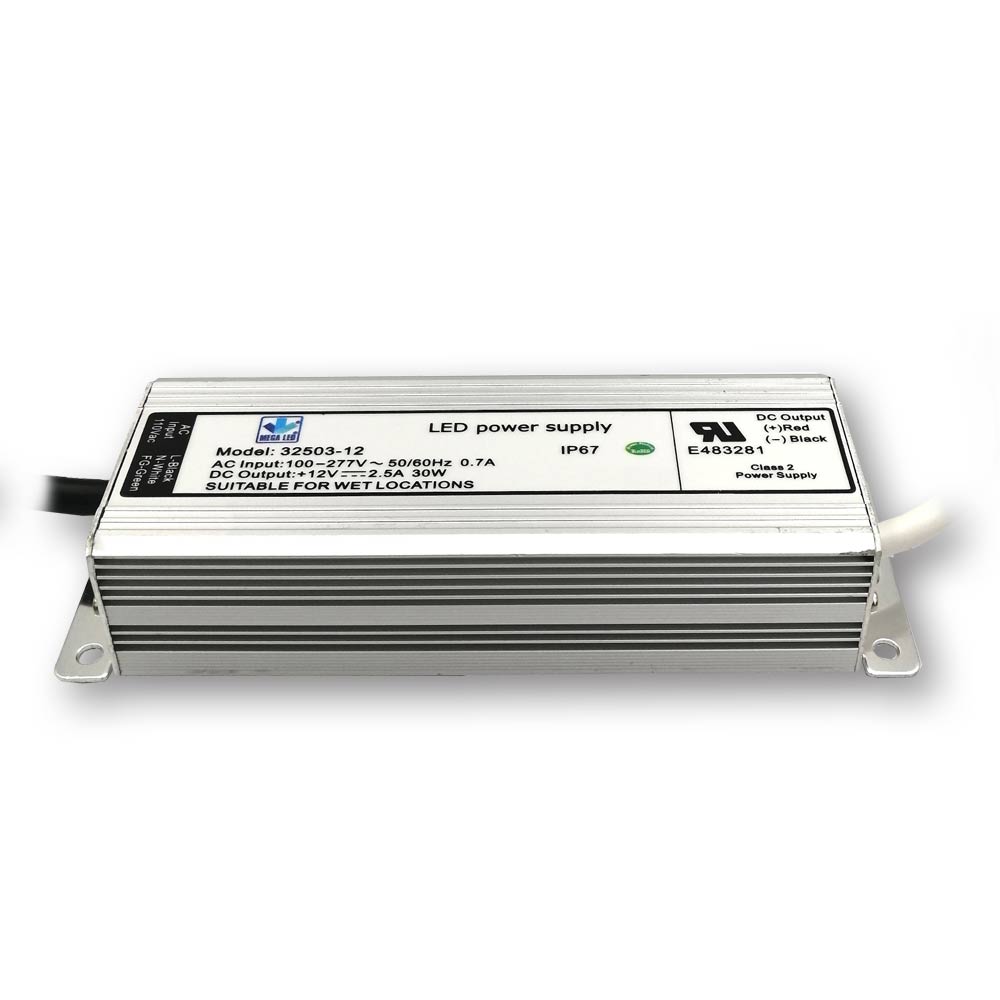 Mega LED - LED Power Supply - 100-277V AC, 12V DC, 2.5A/12V, 30W (32503-12) — Quality Boat Parts