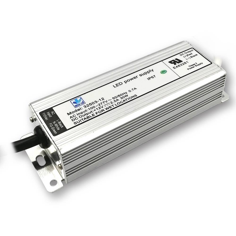 Mega LED - Driver Power Supply - 100-277 VAC, 24V DC, 1.25A/24V, 30W (32503-24) — Quality Boat Parts