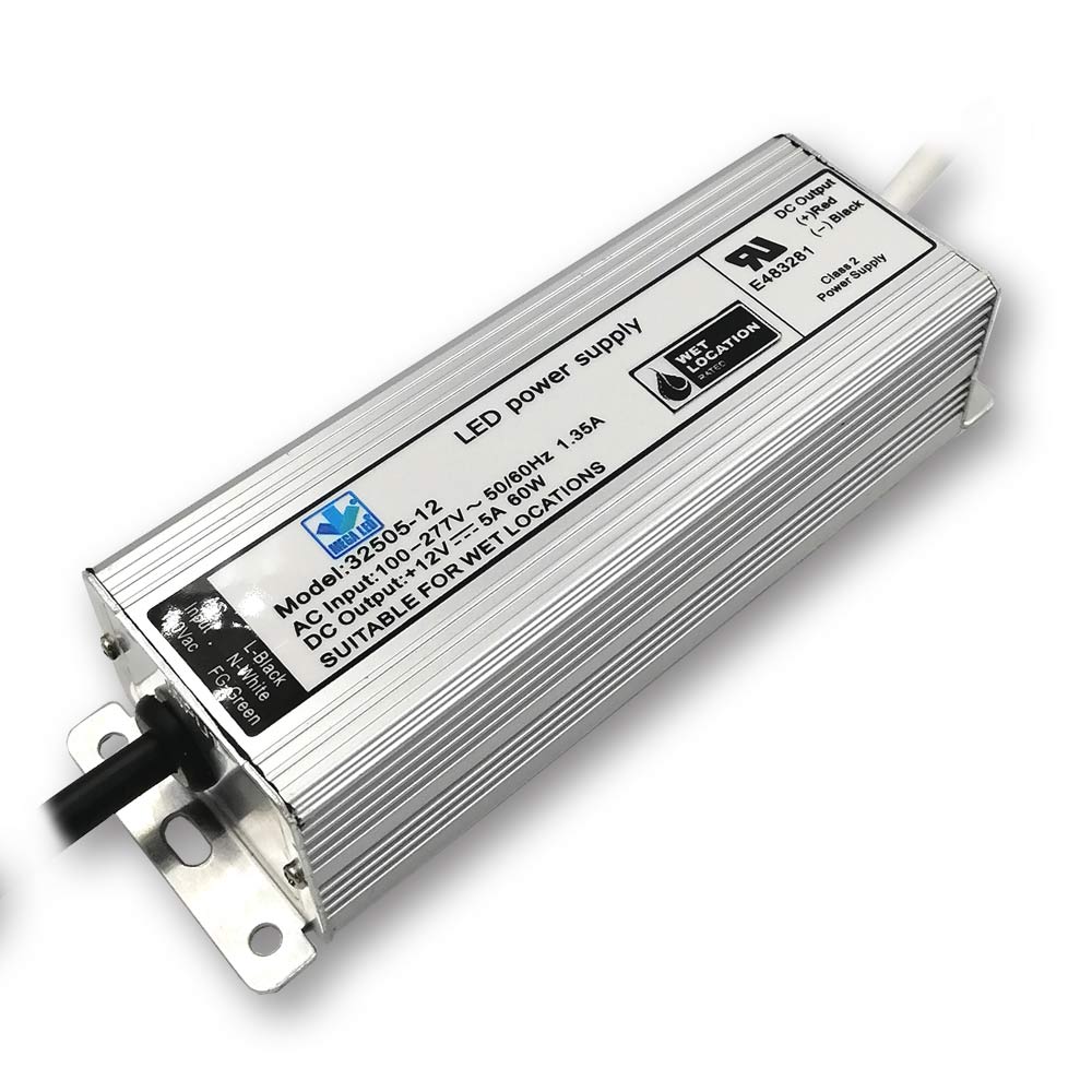 Mega LED - LED Power Supply - 100-277V AC, 24V DC, 2.5A/24V, 60W (32505-24) — Quality Boat Parts