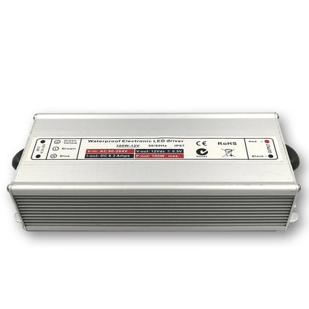 Mega LED - LED Power Supply - 100-277V AC, 12V DC, 8.33A/12V, 100W (30552) — Quality Boat Parts