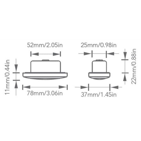 Imtra - Montauk LED Courtesy Light - Stainless Steel 0.5W, IP65 — Quality Boat Parts