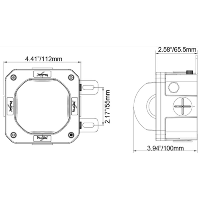 Imtra - Offshore Series LED JBOX Light - Aluminum, 10W, Cool White LED, IP68 — Quality Boat Parts