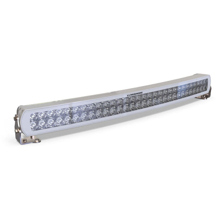 Lumishore - Spotlight Curved 20" - 5,500K, White Body, IP68, 10.5-31VDC (LM600471) — Quality Boat Parts
