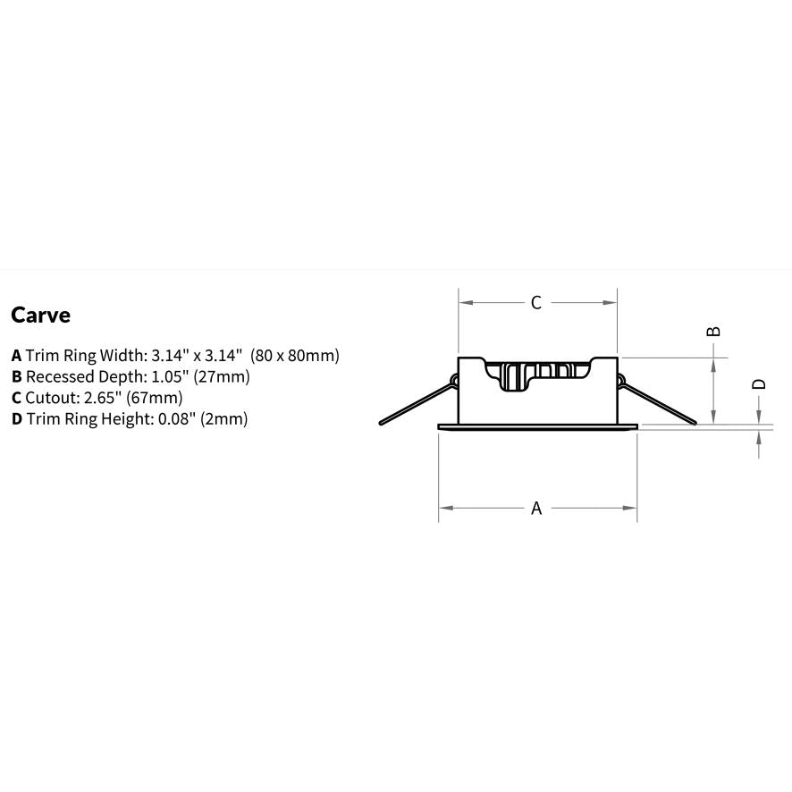 Imtra - Carve LED Downlight - 10-40VDC, Chrome Plated, 4.7W, IP65 — Quality Boat Parts