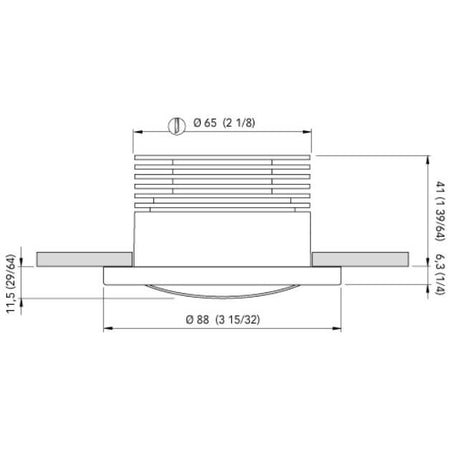 Quick Marine - Venus 88 LED Courtesy Light - 10/30V, 6W, IP66 — Quality Boat Parts