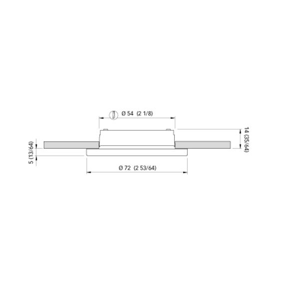 Quick Marine - Ted C Dual IP66 LED Downlight (Warm White/Red, 2+2W, 10/30V, White 9010) (FASP3352B1BCA00) — Quality Boat Parts