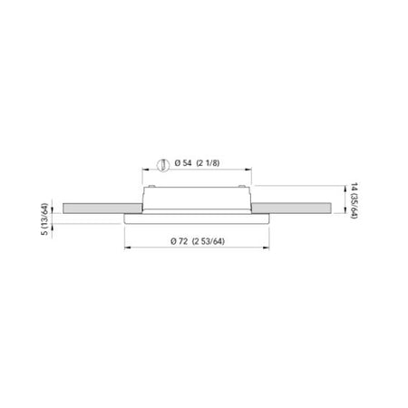 Quick Marine - Ted C Dual IP66 LED Downlight (Warm White/Red, 2+2W, 10/30V, White 9010) (FASP3352B1BCA00) — Quality Boat Parts