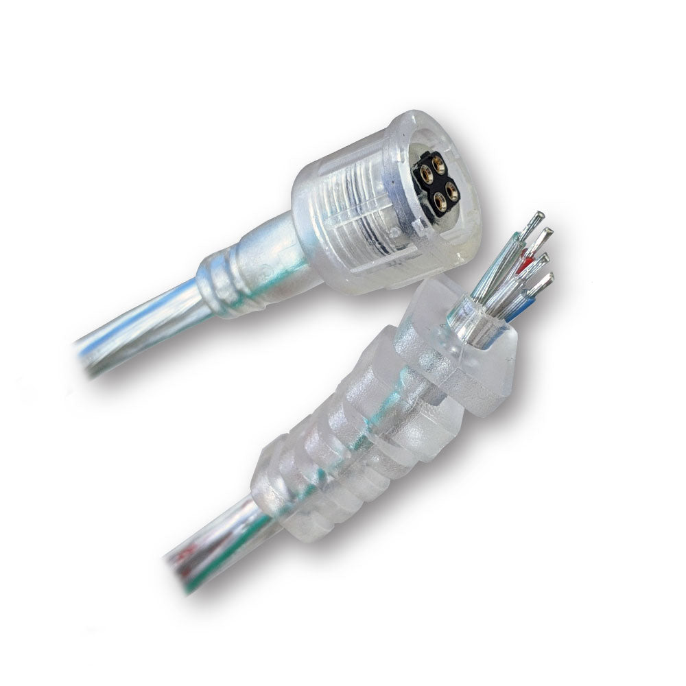 Mega LED - Power Cable - Waterproof Male Connector For RGB LED Bar (30499) — Quality Boat Parts