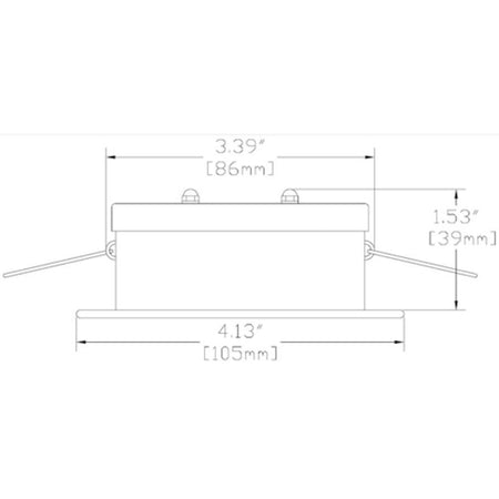 Imtra - A105 PowerLED Downlight - 10-40VDC, 4.7W, IP65 — Quality Boat Parts