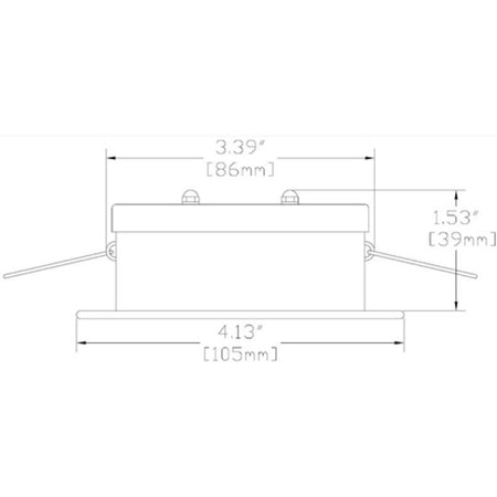 Imtra - A105 PowerLED Downlight - 10-40VDC, Polished Stainless Steel, Cool White/Blue, 4.7W, IP65 (ILIM65601) — Quality Boat Parts