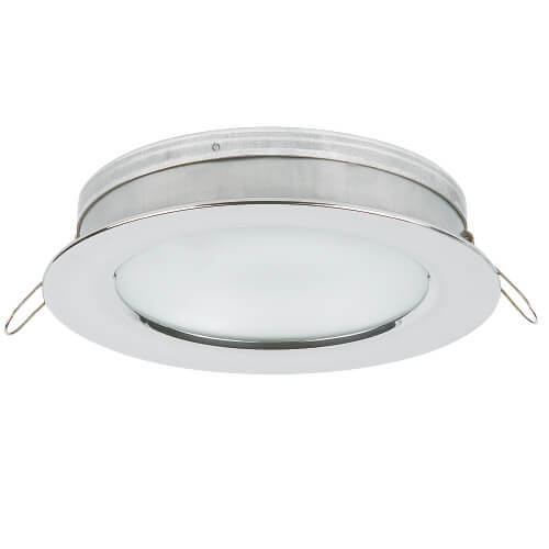 Imtra - A155 PowerLED Downlight - 10-40VDC, Polished Stainless Steel, 4.7W, IP65 — Quality Boat Parts