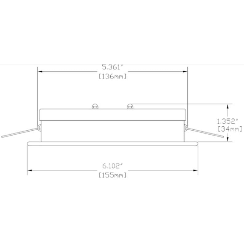 Imtra - A155 PowerLED Downlight - 10-40VDC, Polished Stainless Steel, 4.7W, IP65 — Quality Boat Parts