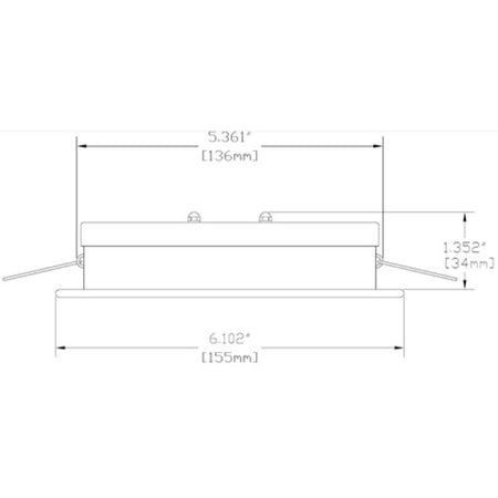 Imtra - A155 PowerLED Downlight - 10-40VDC, Polished Stainless Steel, 4.7W, IP65 — Quality Boat Parts