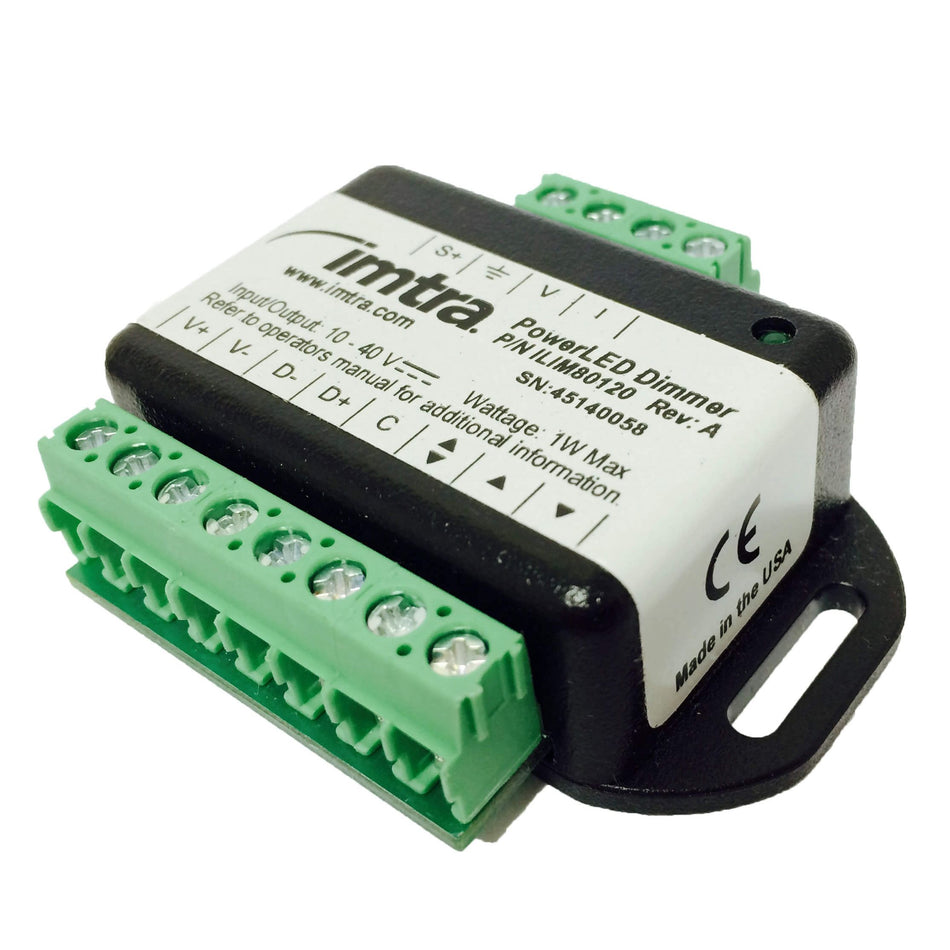 Imtra - PWM Dimmer - Universal Input, 10-40VDC, Max 30 Units, Momentary Operated, 1W, IP40 — Quality Boat Parts