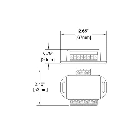 Imtra - PWM Dimmer - Universal Input, 10-40VDC, Max 30 Units, Momentary Operated, 1W, IP40 — Quality Boat Parts