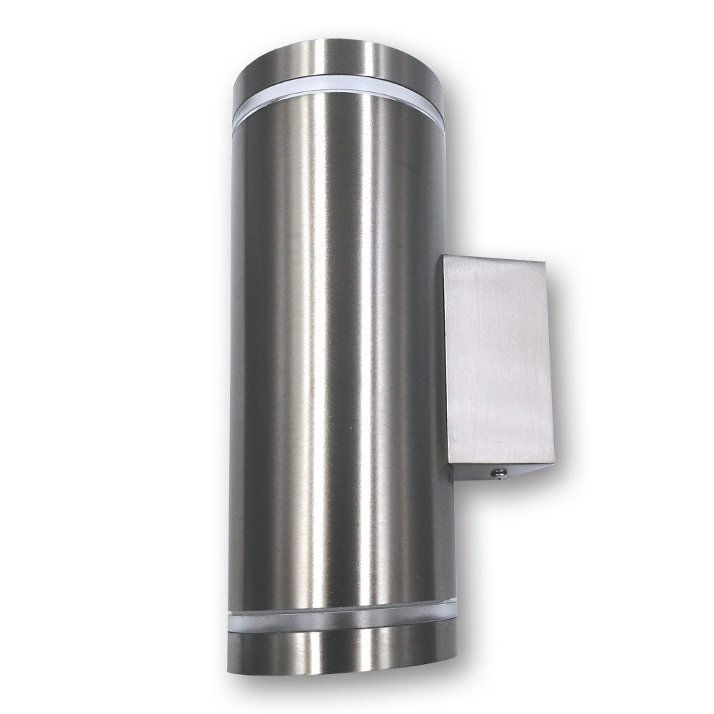 Mega LED - Amalfi Outdoor Wall Light - For 2 x MR16 or 2 x GU10 LED Bulbs, Stainless Steel Housing — Quality Boat Parts