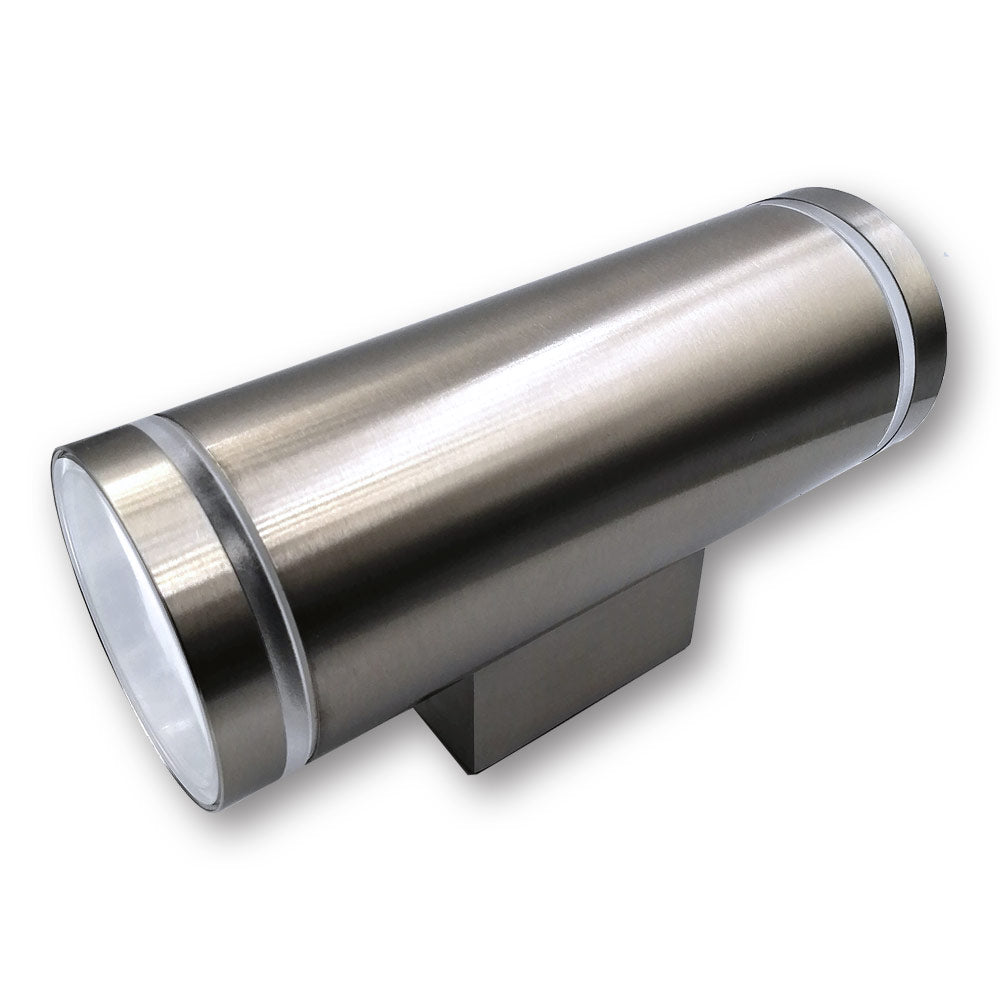 Mega LED - Amalfi Outdoor Wall Light - For 2 x MR16 or 2 x GU10 LED Bulbs, Stainless Steel Housing — Quality Boat Parts