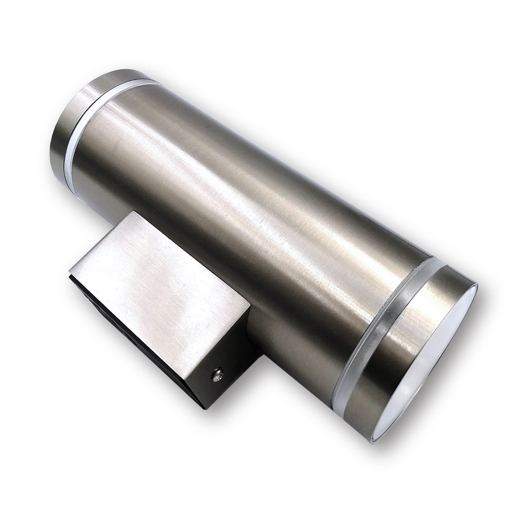 Mega LED - Amalfi Outdoor Wall Light - For 2 x MR16 or 2 x GU10 LED Bulbs, Stainless Steel Housing — Quality Boat Parts