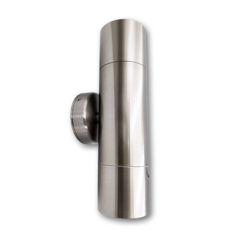 Mega LED - Novara Outdoor Wall Light - For 2XMR16 or 2XGU10 LED Bulbs, Stainless Steel 316 Housing — Quality Boat Parts