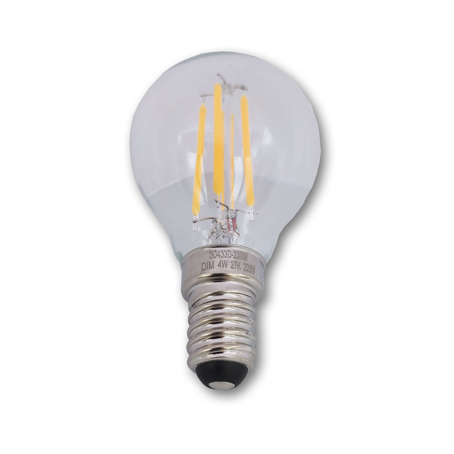 Mega LED - LED Replacement Bulb - E14 Type, 4.0 Watt, 420 Lumens, 220V AC, Beam Angle 360°, 3000K (30433D-220) — Quality Boat Parts