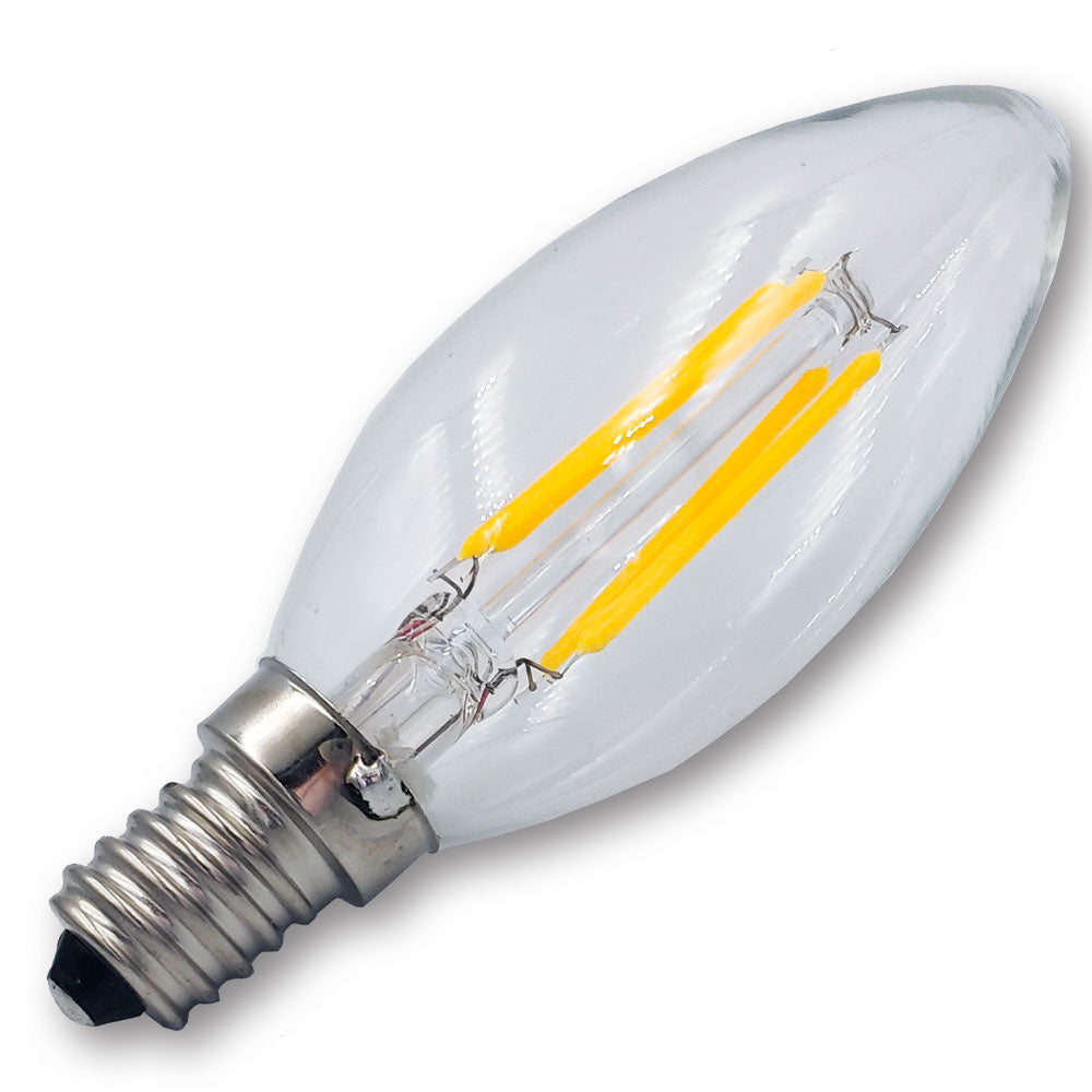 Mega LED - LED Replacement Bulb - E14 Type, 4.5 Watt, 450 Lumens, 220V AC, Beam Angle 360°, 3000K (30326-E14D) — Quality Boat Parts