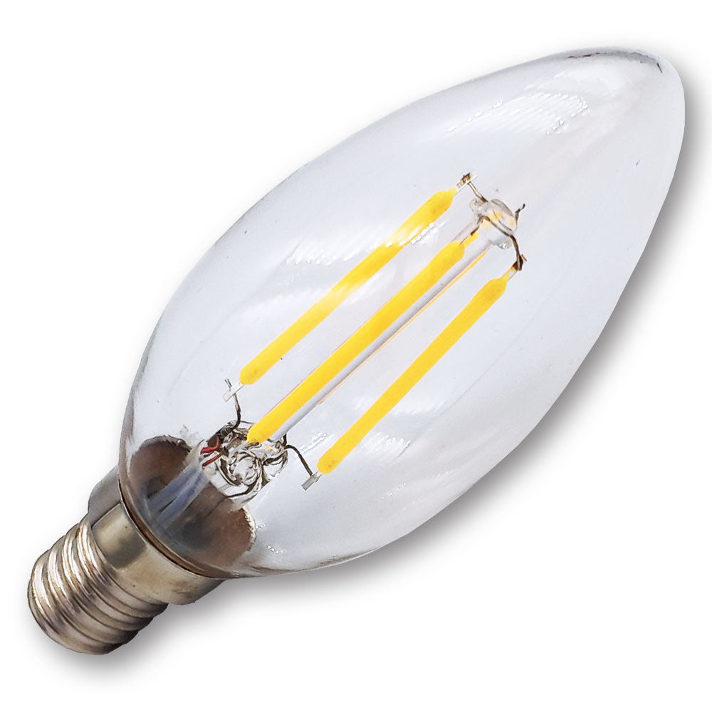 Mega LED - LED Replacement Bulb - E14 Type, 4.5 Watt, 450 Lumens, 220V AC, Beam Angle 360°, 3000K (30326-E14D) — Quality Boat Parts