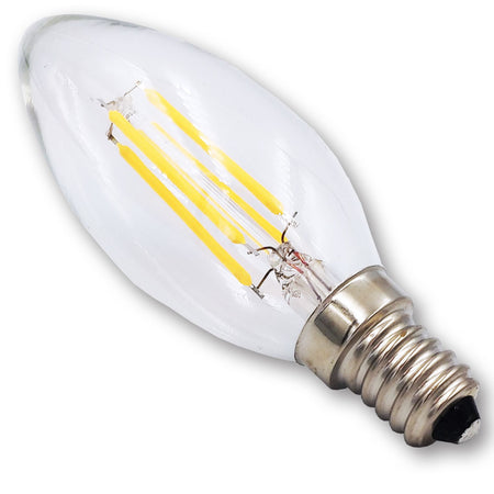 Mega LED - LED Replacement Bulb - E14 Type, 4.5 Watt, 450 Lumens, 220V AC, Beam Angle 360°, 3000K (30326-E14D) — Quality Boat Parts