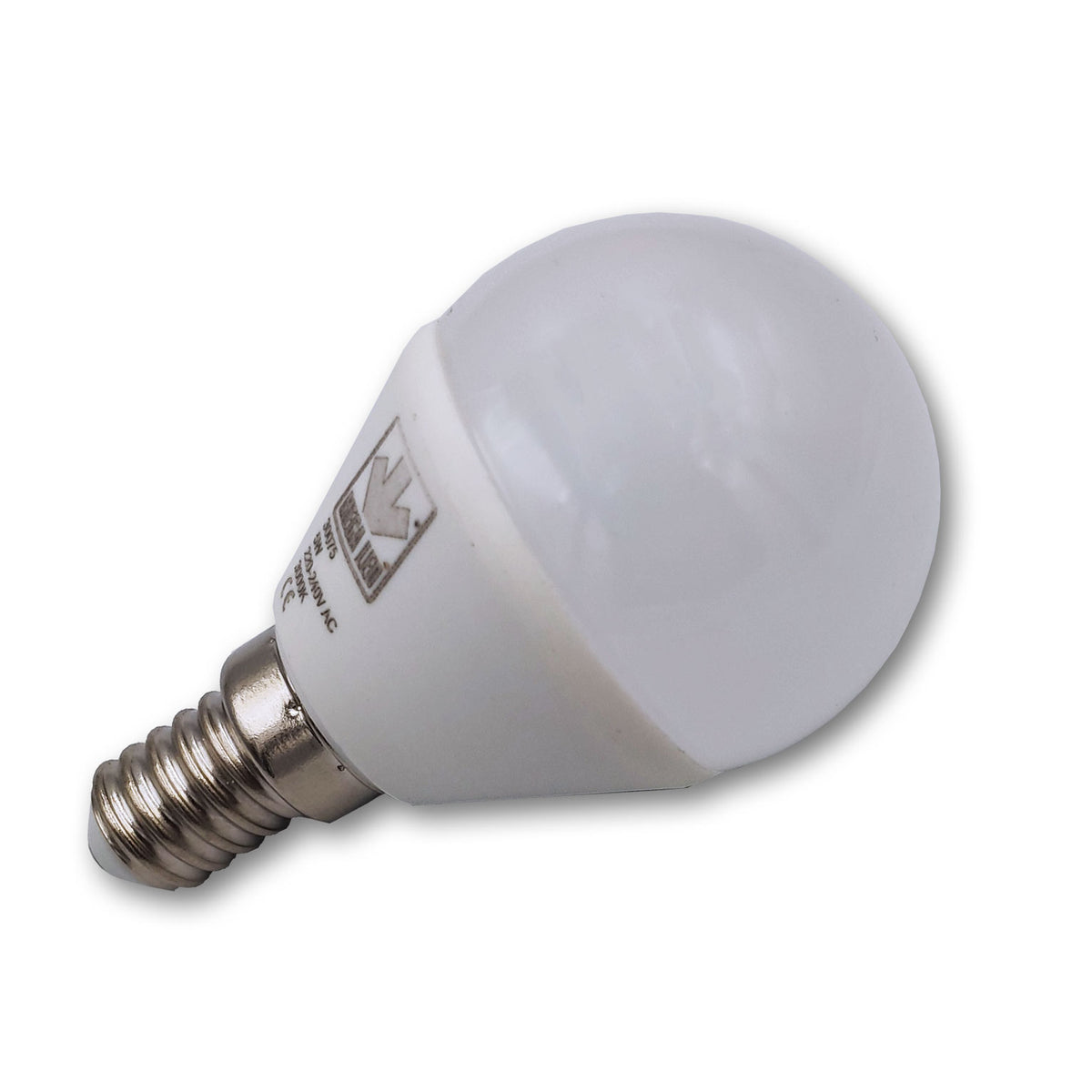 Mega LED - LED Replacement Bulb - E14 Type, 5.0 Watt, 500 Lumens, 220-240V AC, Beam Angle 200º, 3000K (30075) — Quality Boat Parts