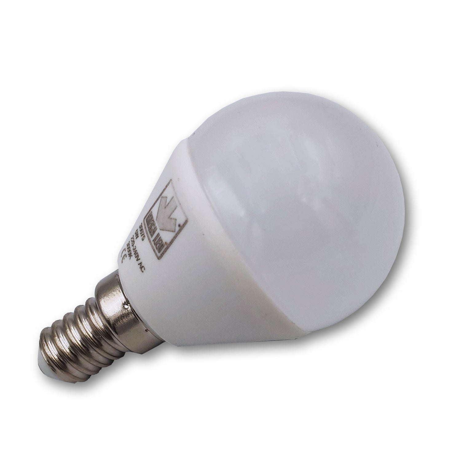 Mega LED - LED Replacement Bulb - E14 Type, 5.0 Watt, 500 Lumens, 220-240V AC, Beam Angle 200º, 3000K (30075) — Quality Boat Parts