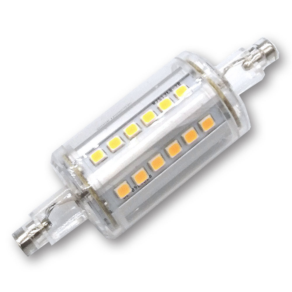 Mega LED - LED Replacement Bulb - R7S Type, 5 Watt, 500 Lumens, 85-265V AC, Beam Angle 360°, 3000K (30859) — Quality Boat Parts
