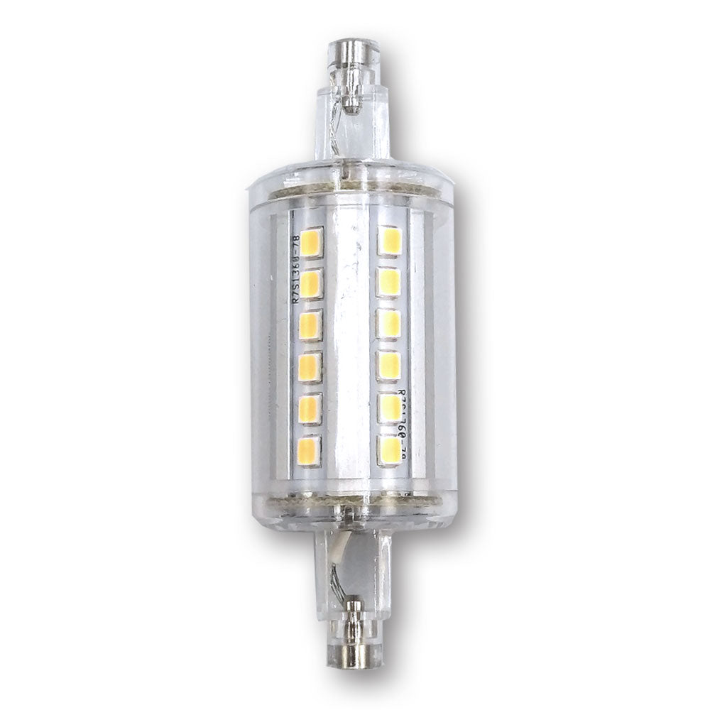 Mega LED - LED Replacement Bulb - R7S Type, 5 Watt, 500 Lumens, 85-265V AC, Beam Angle 360°, 3000K (30859) — Quality Boat Parts