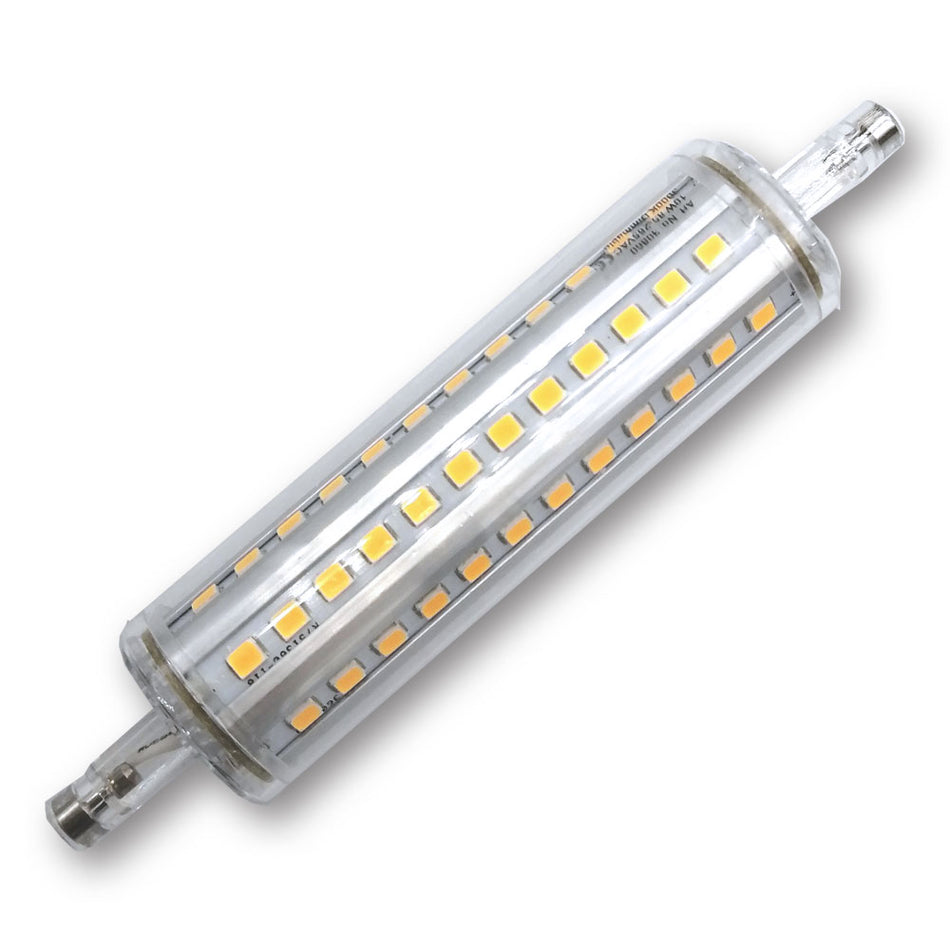 Mega LED - LED Replacement Bulb - R7S Type, 10W, 1000 Lumens, 85-265V AC, Beam Angle 360°, 3000K (30860-WW) — Quality Boat Parts