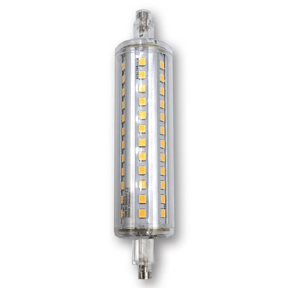 Mega LED - LED Replacement Bulb - R7S Type, 10W, 1000 Lumens, 85-265V AC, Beam Angle 360°, 3000K (30860-WW) — Quality Boat Parts