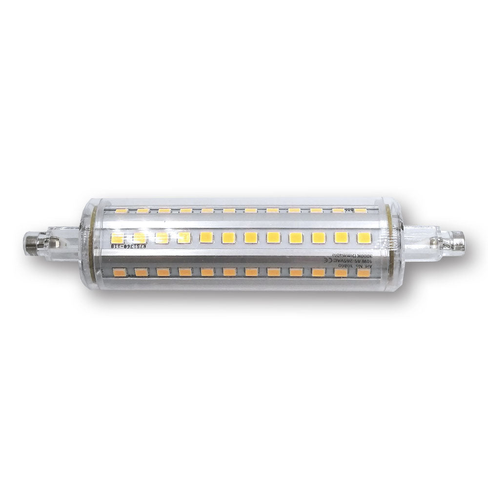 Mega LED - LED Replacement Bulb - R7S Type, 10.0 Watt, 1200 Lumens, 120V AC, Beam Angle 360°, 3000K (30860-HP-120) — Quality Boat Parts