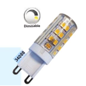 Mega LED - LED Replacement Bulb - G9 Type, 3.0 Watt, 300 Lumens, 220V AC, Beam Angle 360°, 3000K (34088) — Quality Boat Parts