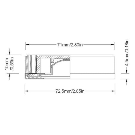 Imtra - Tide PowerLED Downlight - 10-40VDC, White Stainless Steel, Cool White, 3.2W IP40 (ILIM57100) — Quality Boat Parts