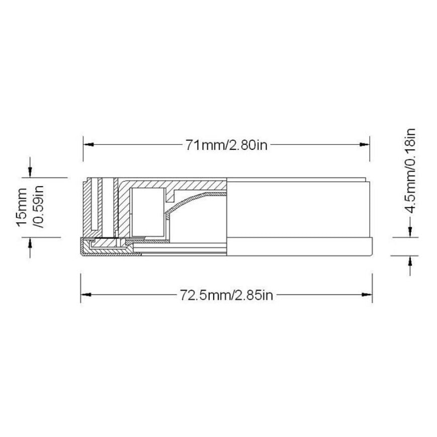 Imtra - Tide PowerLED Downlight - 10-40VDC, Polished Stainless Steel, Neutral White, 3.2W, IP40 (ILIM57201) — Quality Boat Parts