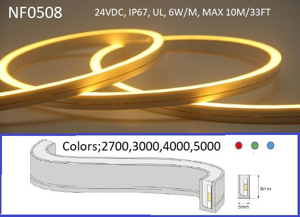 Apollo - 5X8 Neon Flex - 6W/M, Dimmable — Quality Boat Parts